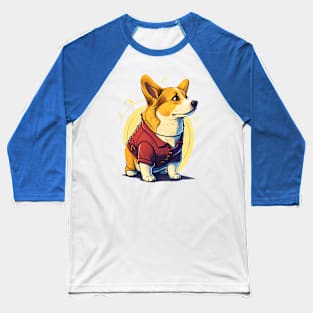 cute corgi Baseball T-Shirt